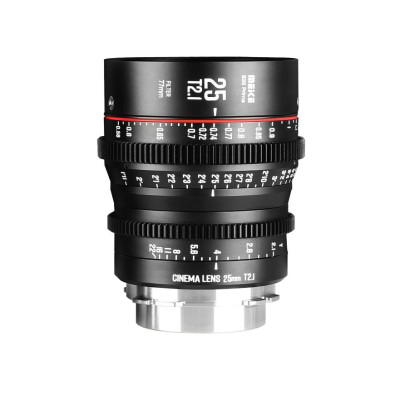Avatar Shop|Meike 25mm T2.1 Obiectiv Cine Prime Super35, Montura PL, Diafragma T2.1-T22, 11 Lamele Diafragma, Filet Filtru 77mm|Meike