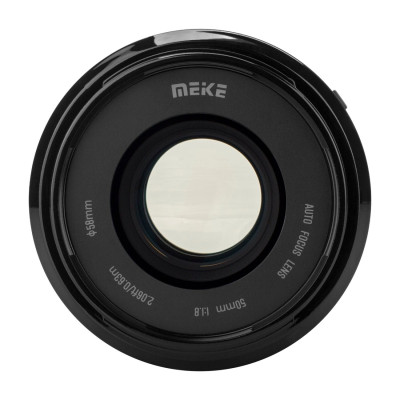 Avatar Shop|Meike 50mm T1.8 FF STM E Obiectiv Autofocus, Montura Sony E, Full Frame, Motor STM, Filtru 58mm|Meike