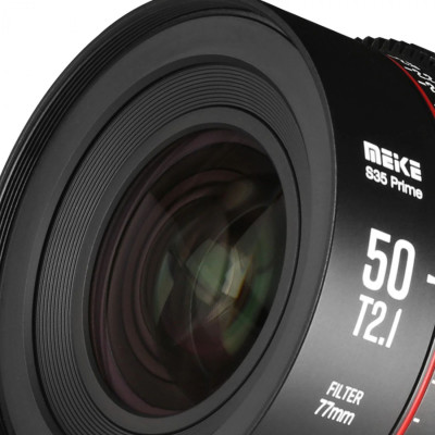 Avatar Shop|Meike 50mm T2.1 S35 Prime Cine Obiectiv, Montura PL, Diafragma T2.1-T22, 11 Lamele, Filtru 77mm, Focus Manual|Meike