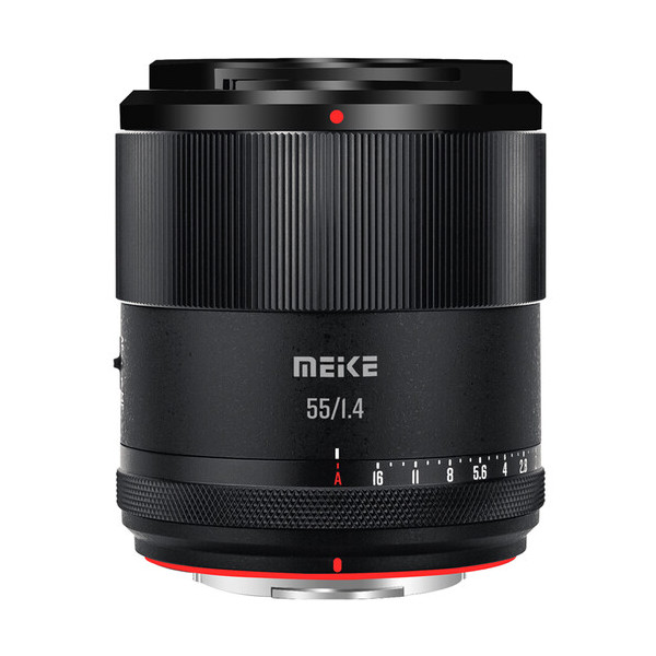 Meike 55mm F1.4 Obiectiv Autofocus APS-C, Montura Fujifilm X, Motor STM, 9 Lamele Diafragma, Filtru 52mm