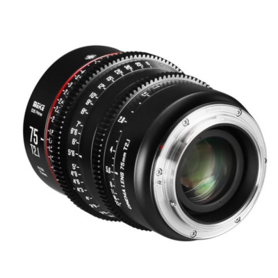 Avatar Shop|Meike 75mm T2.1 Super 35 Prime Obiectiv Cine, Montura EF, Distanta Focala 75mm, Diametru Filtru 77mm, 13 Lamele Diafragma,|Meike