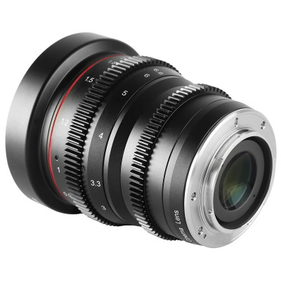 Avatar Shop|Meike 85mm T2.2 Mini Prime Cine Obiectiv, Montura Sony E, Focala 85mm, Diafragma T2.2-T22, Focalizare Manuala, Filtru 77mm|Meike