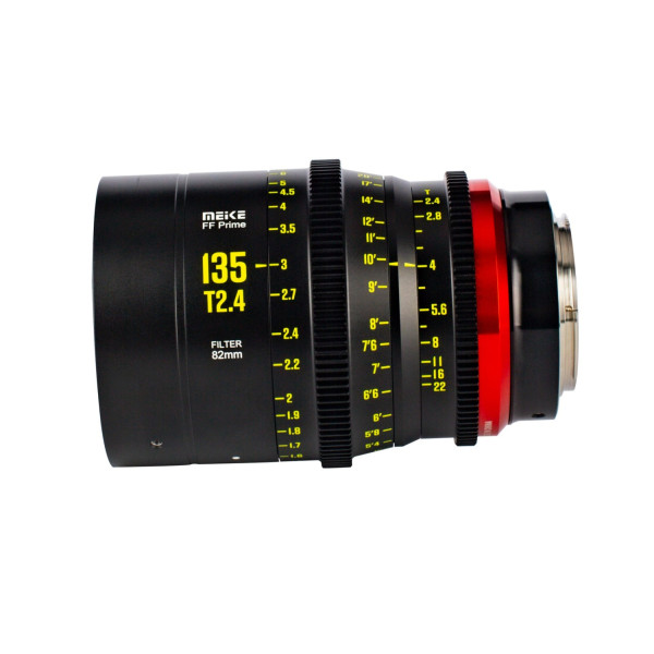 Meike FF-Prime Cine 135mm T2.4 Obiectiv Cinema, Montura Sony E, Full-Frame, 17 Lamele Diafragma, Filtru 82mm