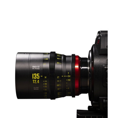 Avatar Shop|Meike FF-Prime Cine 135mm T2.4 Obiectiv Cinema, Montura Sony E, Full-Frame, 17 Lamele Diafragma, Filtru 82mm|Meike