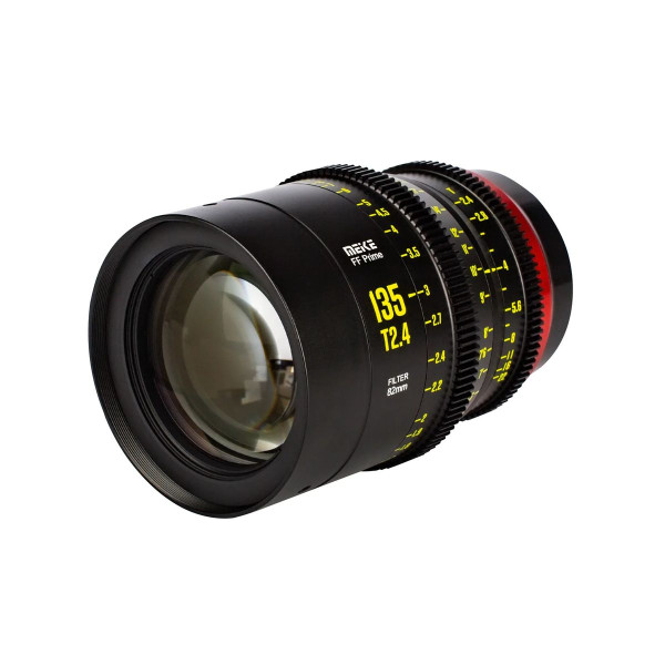 Meike FF-Prime Cine 135mm T2.4 Obiectiv, Montura Canon RF, Diafragma T2.4-T22, 17 Lamele, Cerc Imagine 45mm