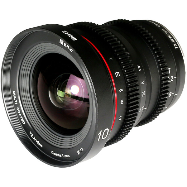 Meike MK-10MM T2.2 Obiectiv Cine X, Montura Fujifilm X, Focala 10mm, Deschidere T2.2-T22, Filtru 77mm