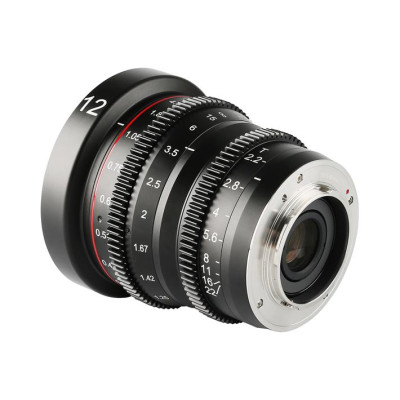 Avatar Shop|Meike MK-12mm T2.2 Obiectiv Cine M43 (MFT), Diafragma T2.2-T22, 12 Elemente in 9 Grupuri, Filet 77mm, Focalizare Manuala|Meike