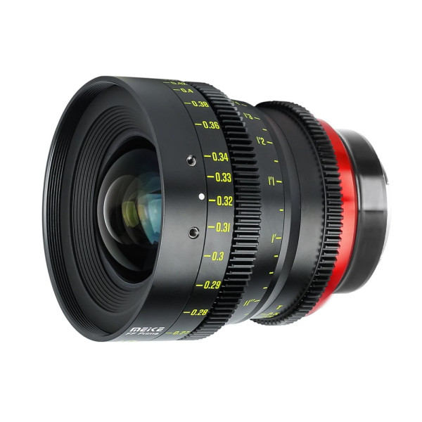 Meike MK-16mm T2.5 Obiectiv Cine Prime Full Frame, Montura PL, Cerc Imagine 45mm, Diafragma T2.5-T22, 11 Lamele Diafragma,
