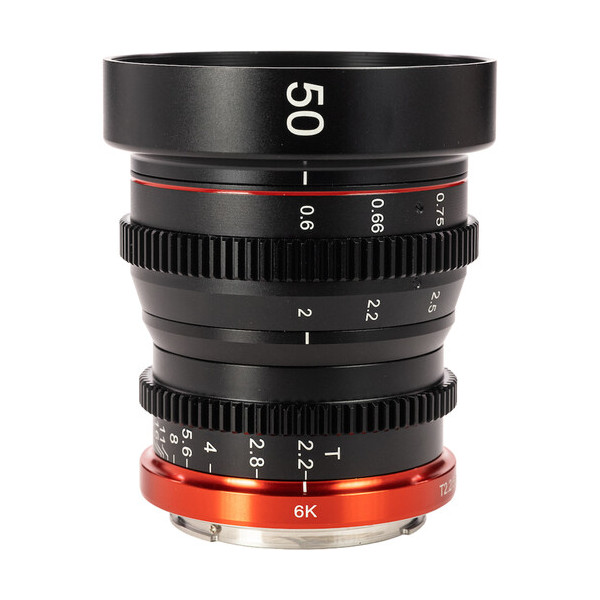 Meike MK-50MM F2.2 RF Obiectiv Cinema Prime, Montura Canon RF, Diafragma T2.2-T22, Filtru 77mm, Focus Manual