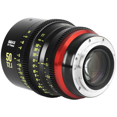 Avatar Shop|Meike MK-50T2.1 FF-Prime Obiectiv Cine, Montura EF, Focala 50mm, Diafragma T2.1-T22, 12 Elemente in 8 Grupuri, Filet Filtru 82mm|Meike