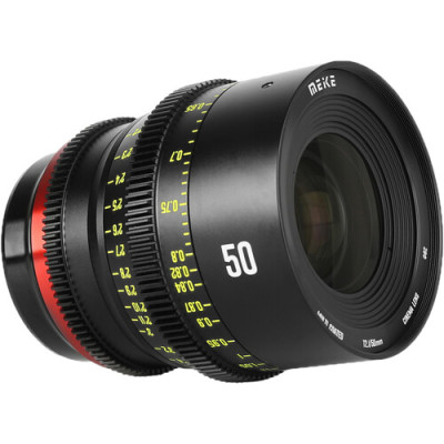 Avatar Shop|Meike MK-50T2.1 FF-Prime Obiectiv Cine, Montura EF, Focala 50mm, Diafragma T2.1-T22, 12 Elemente in 8 Grupuri, Filet Filtru 82mm|Meike