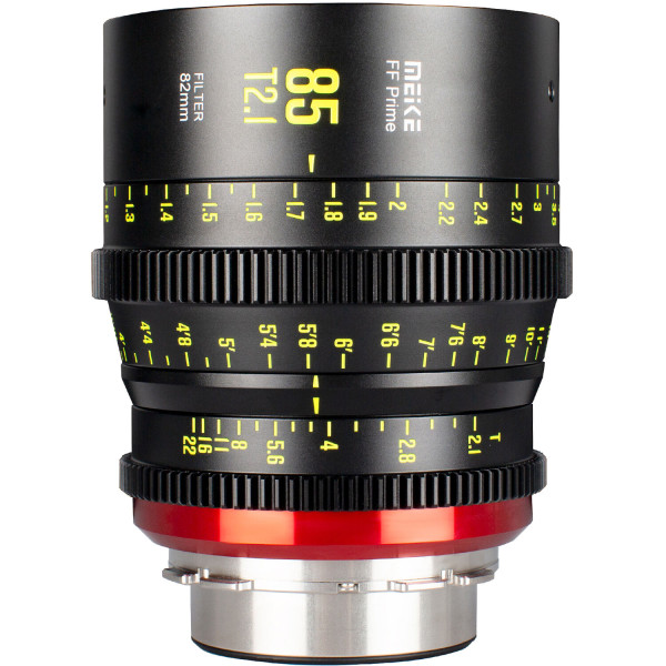 Meike MK-85MM T2.1 FF-Prime PL Obiectiv Cine, Montura ARRI PL, Diafragma T2.1-T22, 14 Elemente in 8 Grupuri, Focus Manual