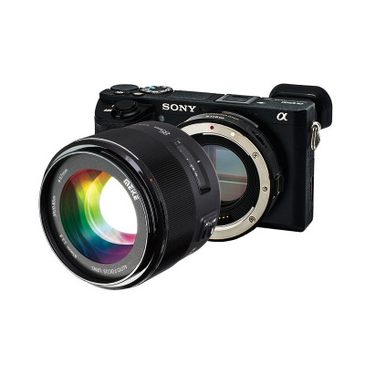 Avatar Shop|Meike MK-EFTE-0.71X Adaptor Montura Speedbooster, EF/EF-S la Sony E, Reducere Focala 0.71x, Autofocus, Otel Inoxidabil|Meike