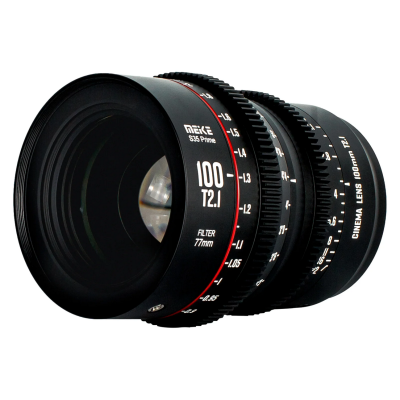 Avatar Shop|Meike 100mm T2.1 Cine Obiectiv Prim, Montura PL, Super 35, Diafragma 11 Lame, Filet Filtru 77mm|Meike