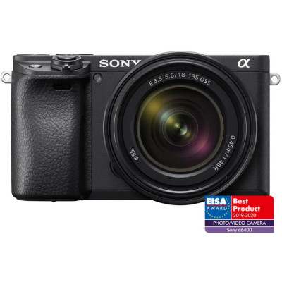Avatar Shop|Sony A6400 Kit 18-135mm Aparat Foto Mirrorless, Senzor APS-C 24.2MP, Video 4K, Eye AF, 11 Fps, 3 Ani Garantie|Sony