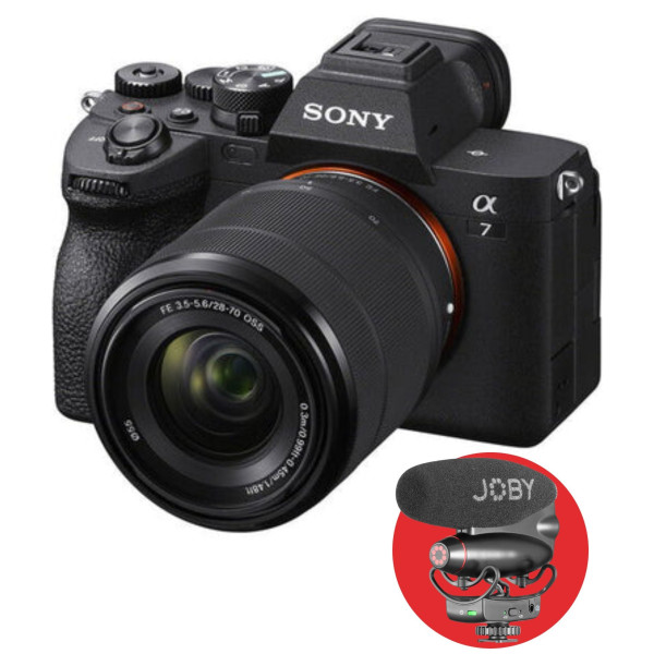 Sony A7 IV Kit 28-70mm F3.5-5.6 OSS MK II, Full Frame 33 MP, AF Timp Real 10cps, 4K 60p, Garantie 3 Ani