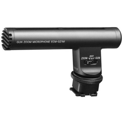 Avatar Shop|Sony ECM-GZ1M Microfon Zoom cu Patina Inteligenta, Mono, Condensator Electret, Supercardioid, Montare Camera|Sony
