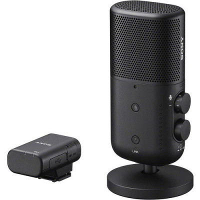 Avatar Shop|Sony ECM-S1 Sistem Microfon Wireless pentru Streaming, Receptor Patina MI, Bluetooth 5.3, USB-C TRS 3.5mm, Trei Moduri Captura|Sony