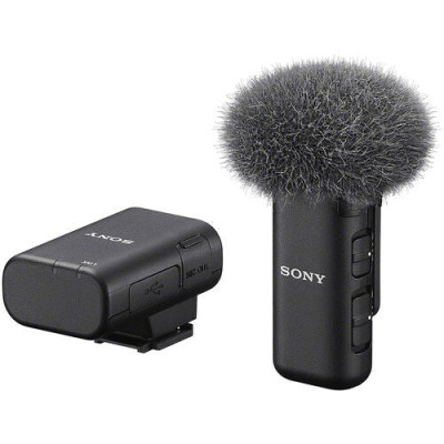 Avatar Shop|Sony ECM-W3S Sistem Microfon Wireless Lavaliera Single, Bluetooth 5.3, Transmisie 150m, Anulare Zgomot, Autonomie 6 Ore|Sony
