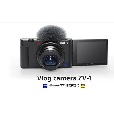 Avatar Shop|Sony ZV-1 Camera Vlogging 4K, Obiectiv Zeiss 24-70mm F1.8, Senzor CMOS 1.0 Inch, Ecran LCD 3 Inch Rabatabil, Filtru ND|Sony
