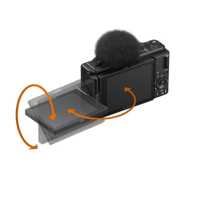 Avatar Shop|Sony ZV-1F Camera Vlogging, Obiectiv Ultrawide 20mm F2.0, 4K 30p, Senzor 1.0 20.1MP, Bokeh Optic, Microfon 3 Capsule|Sony