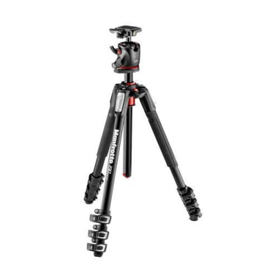 Avatar Shop|Manfrotto 190XPRO4 Trepied Foto cu Cap Bila MHXPRO-BHQ2, Inaltime 172cm, Sustine 7kg, Sistem XPRO, Aluminiu|Manfrotto