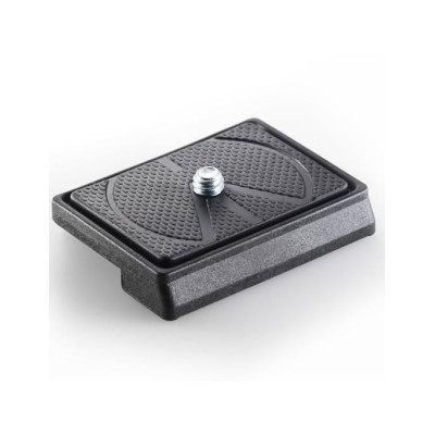 Avatar Shop|Manfrotto 200LT-PL Placuta Rapida Dreptunghiulara, Compatibila RC2/Q2, Surub 1/4 si Adaptor 3/8, Technopolymer, 39 g|Manfrotto