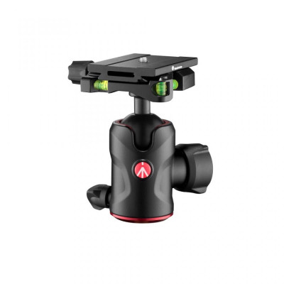 Avatar Shop|Manfrotto 496 Cap Bila Central cu Placa Top Lock, Arca-Swiss, Aluminiu, Sarcina 10 kg, Rotire 360°|Manfrotto