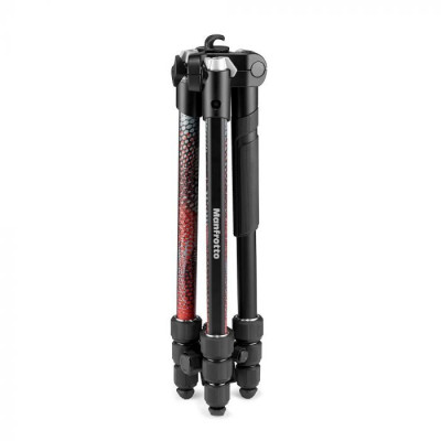 Avatar Shop|Manfrotto Element MII Trepied Foto cu Cap Bila, Rosu, Aluminiu, Inaltime Maxima 160cm, Sustine 8kg, Husa Inclusa|Manfrotto