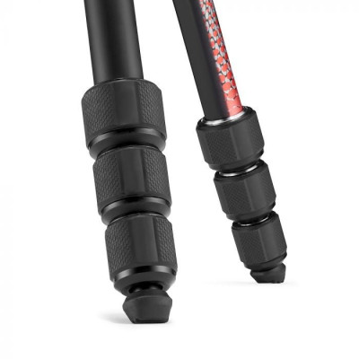Avatar Shop|Manfrotto Element MII Trepied Foto cu Cap Bila, Rosu, Aluminiu, Inaltime Maxima 160cm, Sustine 8kg, Husa Inclusa|Manfrotto