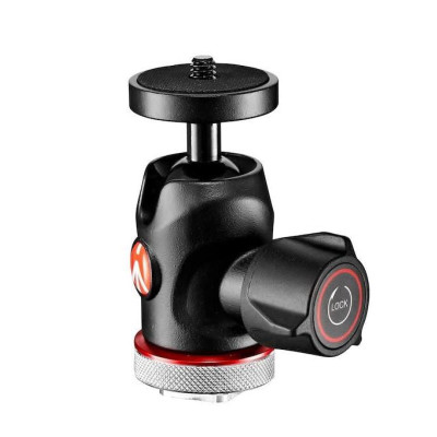 Avatar Shop|Manfrotto MH492LCD-BH Cap Prindere Monitor, Patina Cold-Shoe, Tip Bila, Aluminiu, Suporta 4kg|Manfrotto
