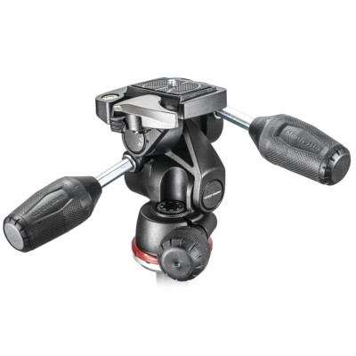 Avatar Shop|Manfrotto MH804-3W Cap Trepied Foto 3Way, Manere Retractabile, Sarcina 4kg, Greutate 750g, Panoramare 360°|Manfrotto