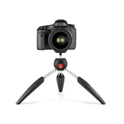 Avatar Shop|Manfrotto PIXI EVO Minitrepied Foto, Negru, Sarcina Maxima 2.5kg, Cap Bila, Inaltime 6-19.5cm|Manfrotto