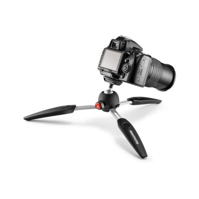 Avatar Shop|Manfrotto PIXI EVO Minitrepied Foto, Negru, Sarcina Maxima 2.5kg, Cap Bila, Inaltime 6-19.5cm|Manfrotto