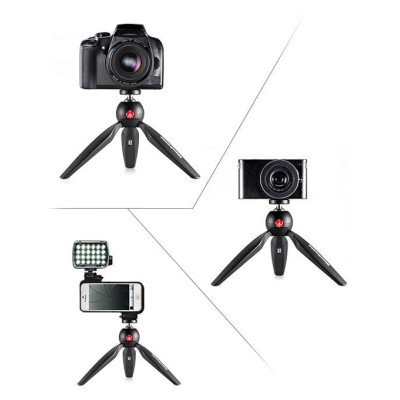 Avatar Shop|Manfrotto Pixi Minitrepied Foto, Negru, Cap Bila, Sarcina Maxima 1kg, Aluminiu|Manfrotto