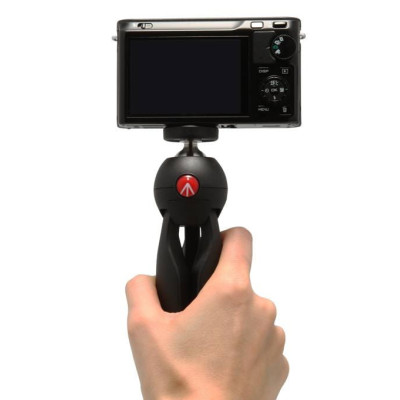 Avatar Shop|Manfrotto Pixi Minitrepied Foto, Negru, Cap Bila, Sarcina Maxima 1kg, Aluminiu|Manfrotto