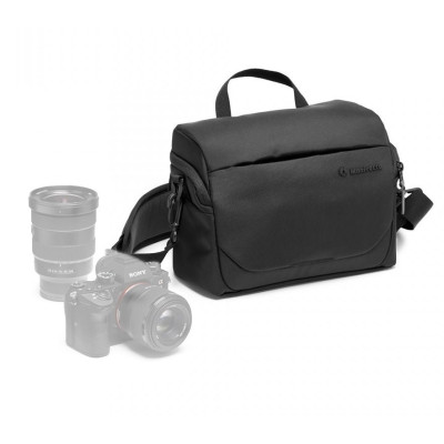 Avatar Shop|Manfrotto MA3-SB-M Geanta Foto de Umar M, Volum 4.5 L, Husa de Ploaie Inclusa, Compatibila Mirrorless si DSLR, Negru|Manfrotto Bags