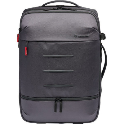 Avatar Shop|Manfrotto Manhattan Runner-50 Troller, Geanta cu Roti, Insertie Detasabila, Material Impermeabil, Buzunar Laptop 15 Inch, Gri|Manfrotto Bags