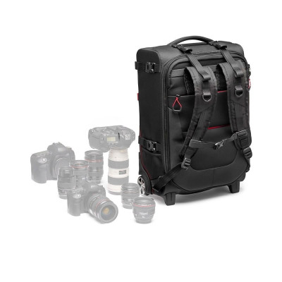 Avatar Shop|Manfrotto Reloader Switch 55 PL Geanta/Rucsac Foto Troller, Pro Light, Husa Ploaie Inclusa, Compatibil Bagaj de Mana, Negru|Manfrotto Bags
