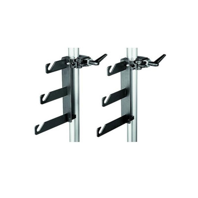 Avatar Shop|Manfrotto 045 Set Carlige pentru 3 Fundaluri, Fixare Perete sau Tavan, Compatibil Menghine 035, Set 2 Bucati|Manfrotto Grip
