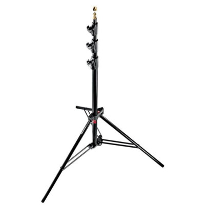 Avatar Shop|Manfrotto 1004BAC Stativ Pneumatic, Set 3 Bucati, Aluminiu, Sarcina Maxima 9 kg, Inaltime 366 cm, Quick Stack System|Manfrotto Grip
