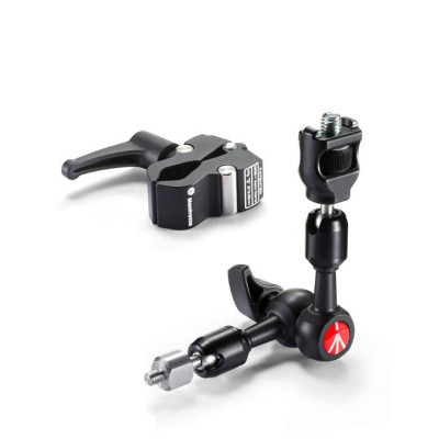 Avatar Shop|Manfrotto 244MICRO Brat Articulat, Sistem Anti-Rotatie, Nano Clamp 386B-1, Lungime 15cm, Prindere 1/4 Inch|Manfrotto Grip