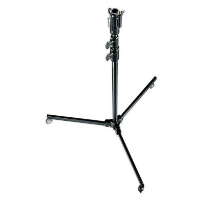 Avatar Shop|Manfrotto 298B Stativ Studio Aluminiu, Inaltime 300 cm, Sarcina 15 kg, Baza Metalica Cu Roti, 3 Sectiuni|Manfrotto Grip