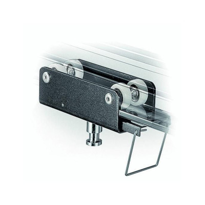 Avatar Shop|Manfrotto Grip FF3229 Carucior cu Frana pentru Sina, Capacitate 60 kg, 4 Roti cu Rulmenti, Spigot 16 mm|Manfrotto Grip