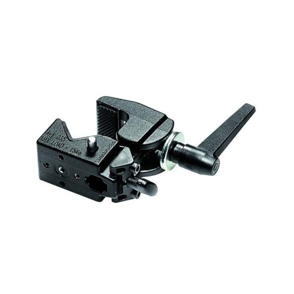 Manfrotto Super Clamp 035, Menghina Prindere, Diametru 13-55mm, Sarcina Max 15kg, Certificare TUV, Filet 1/4 si M5
