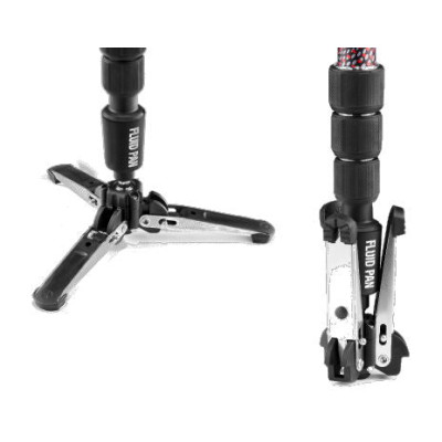 Avatar Shop|Manfrotto Element MII Monopied Video Fluid cu Cap, Baza Fluida Pliabila, 4 Sectiuni, Sustine 4kg, Greutate 1kg, Aluminiu|Manfrotto Video