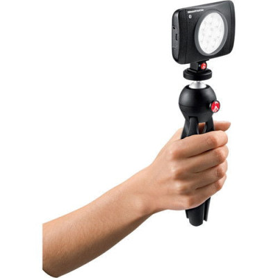 Avatar Shop|Manfrotto Lumimuse 8 BT Lumina LED, 8 LED-uri, 5600K, CRI 92, Dimmer 4 Trepte, Hot-Shoe si Filet 1/4|Manfrotto Video