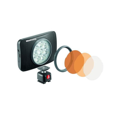 Avatar Shop|Manfrotto Lumimuse 8 Lampa Video LED, 8 Power LED-uri, 550 Lux, 5600K, Acumulator Li-Ion, Prindere Hot-Shoe|Manfrotto Video