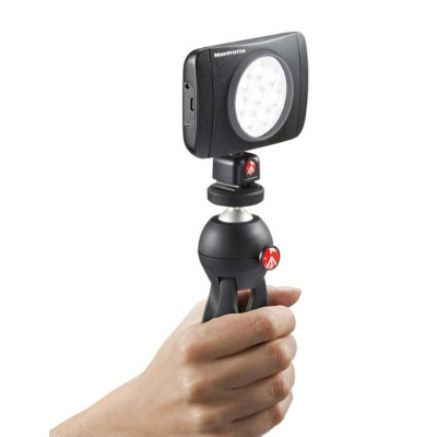 Avatar Shop|Manfrotto Lumimuse 8 Lampa Video LED, 8 Power LED-uri, 550 Lux, 5600K, Acumulator Li-Ion, Prindere Hot-Shoe|Manfrotto Video