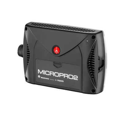 Avatar Shop|Manfrotto Micro Pro 24 Lampa Video LED, 24W, 5600K, 940 Lux la 1m, CRI Peste 93, Putere Ajustabila 0-100%|Manfrotto Video